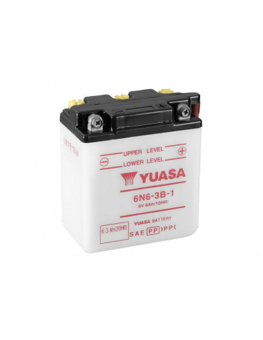 Batterie YUASA conventionnelle sans pack acide - 6N6-3B-1