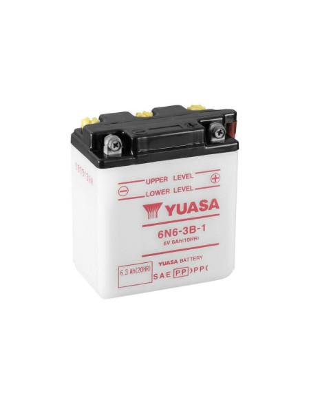 Batterie YUASA conventionnelle sans pack acide - 6N6-3B-1