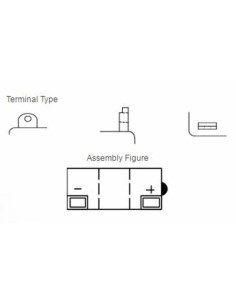 Batterie YUASA conventionnelle sans pack acide - 6N6-3B-1 2