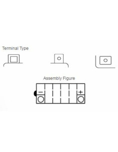 Batterie YUASA conventionnelle sans pack acide - Y50-N18L-A 2