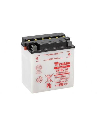 Batterie YUASA conventionnelle sans pack acide - YB10L-A2