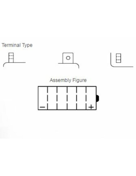 Batterie YUASA conventionnelle sans pack acide - 52515