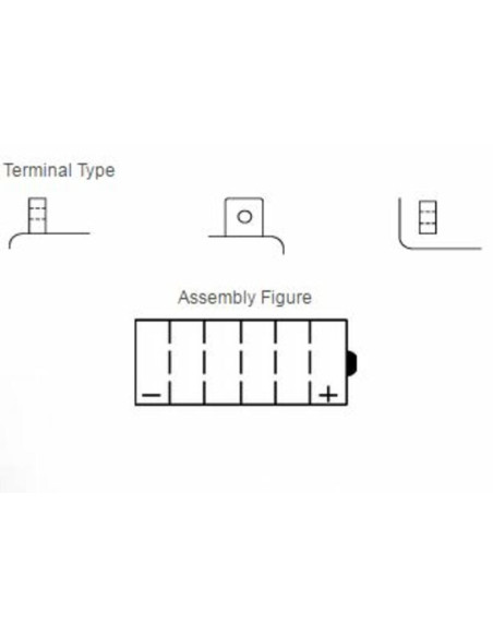 Batterie YUASA conventionnelle sans pack acide - 51814