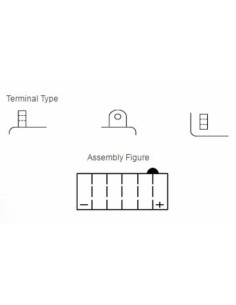 Batterie YUASA conventionnelle sans pack acide - YB7C-A 2