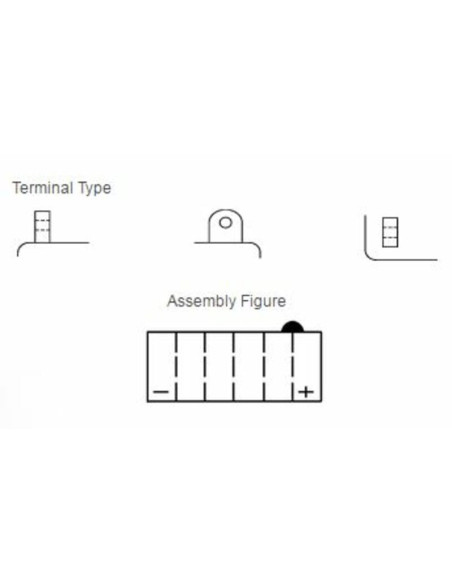 Batterie YUASA conventionnelle sans pack acide - YB7C-A