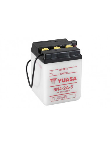 Batterie YUASA conventionnelle sans pack acide - 6N4-2A-5