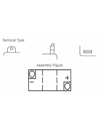 Batterie YUASA conventionnelle sans pack acide - B38-6A