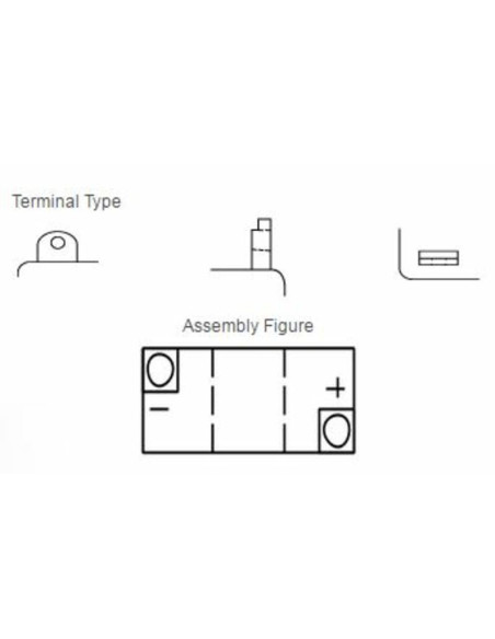 Batterie YUASA conventionnelle sans pack acide - B38-6A