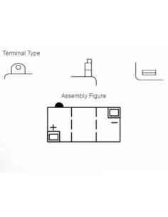 Batterie YUASA conventionnelle sans pack acide - 6N11-2D 2