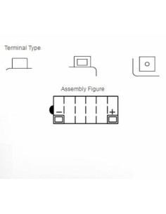 Batterie YUASA conventionnelle sans pack acide - 12N14-3A 2