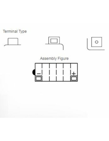 Batterie YUASA conventionnelle sans pack acide - 12N14-3A