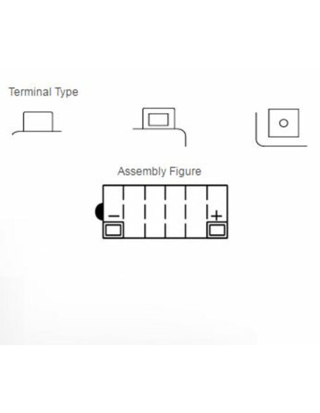 Batterie YUASA conventionnelle sans pack acide - 12N14-3A
