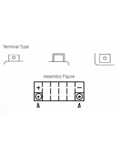 Batterie YUASA Sans entretien avec pack acide - TTZ14S