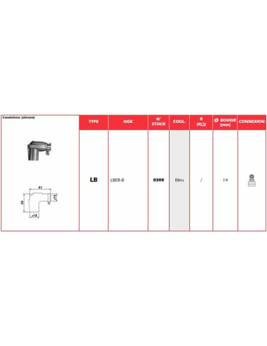 Anti-parasite NGK Bleu - LBER-B