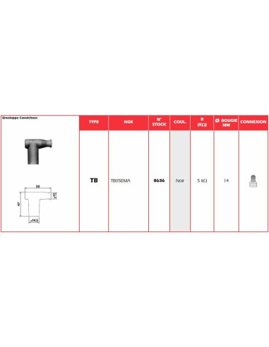 Anti-parasite NGK - TB05EMA