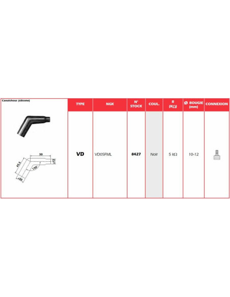 Anti-parasite NGK - VD05FML